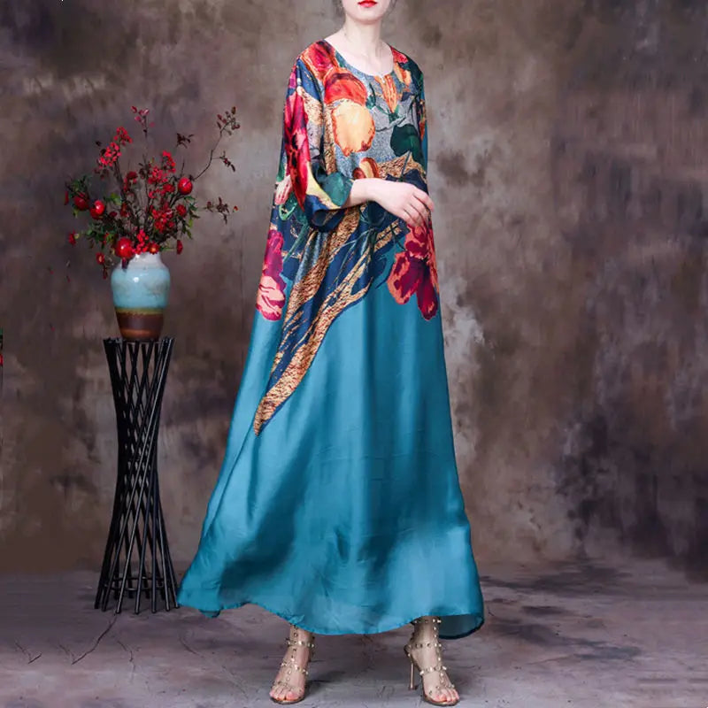 Vestido Floral França / O Campeão em Luxo e Conforto!
