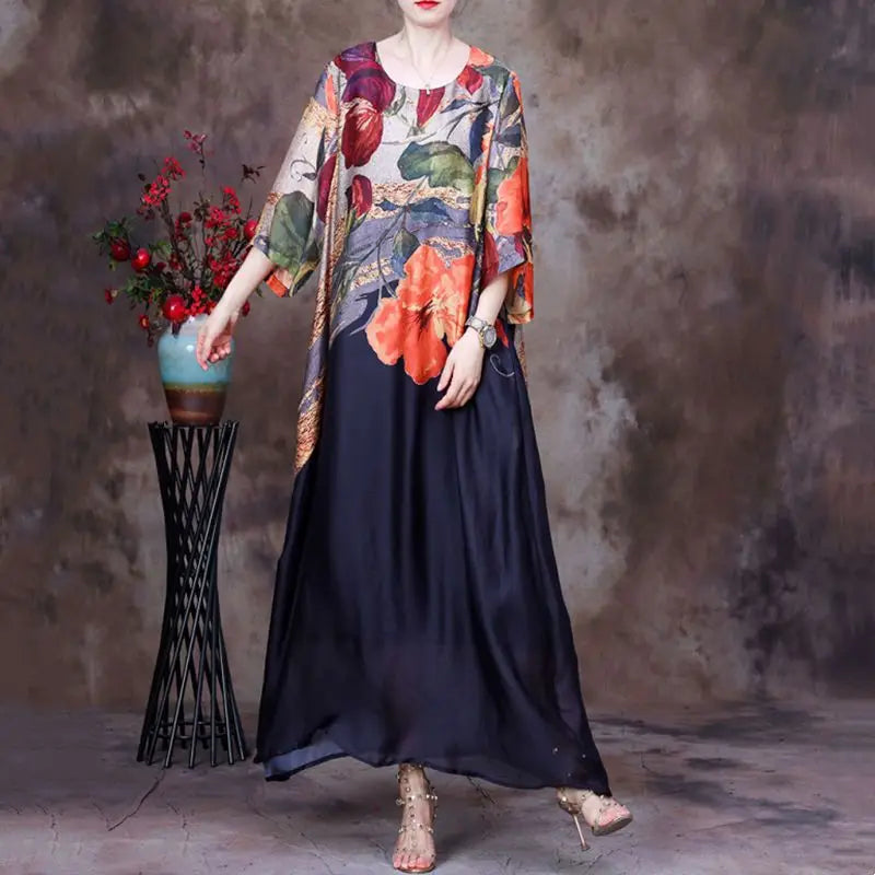 Vestido Floral França / O Campeão em Luxo e Conforto!