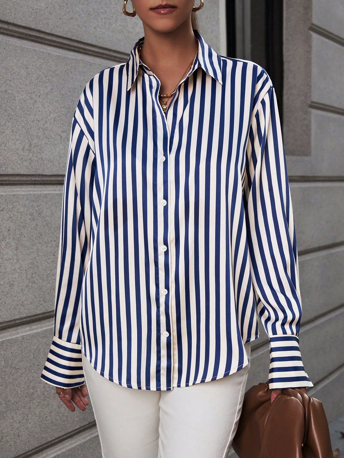 Camisa Finesse Zara™ | Estampa Listrada Clássica, Atemporal e elegante.