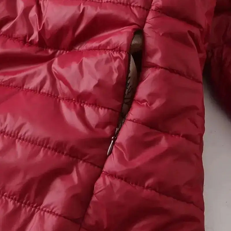 Casaco Feminino Forrado de Lã com Zíper - Impermeável