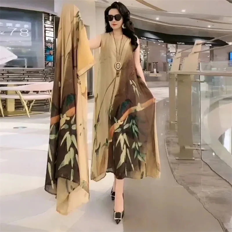Conjunto de Vestido e Sobretudo Fiolita™ / Elegância Descomplicada e Versátil para Todas as Estações!