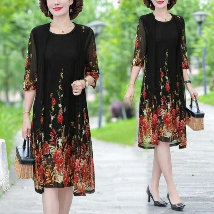 Conjunto Summy Vestido + Cardigã / Conforto Extra Até Nos Dias Mais Quentes!