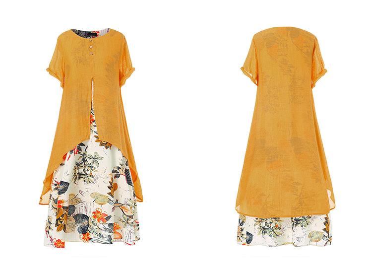 Vestido Delicato Flora™/ Com Tecido Suave e Design Sofisticado