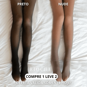 KIT MEIA CALÇA ULTRA FORRADA TRANSLÚCIDA