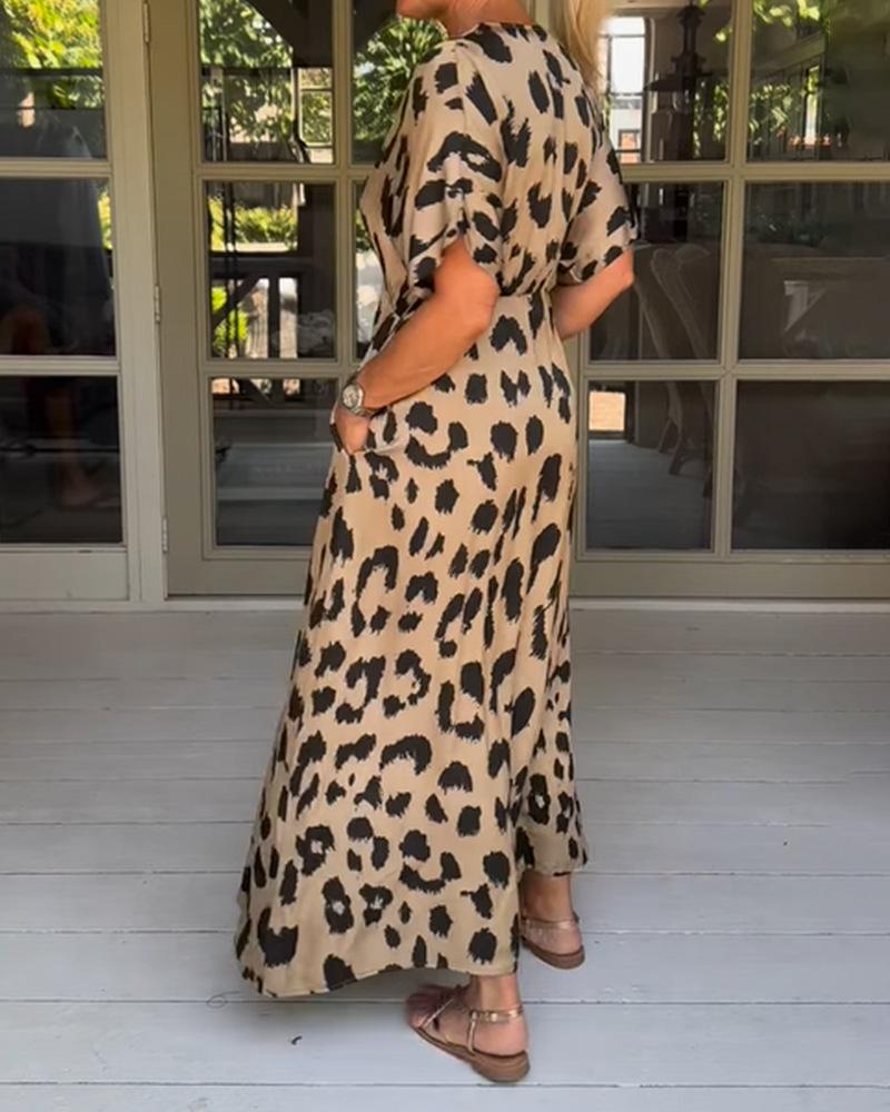 Vestido Leopard Luxe™  – O Charme Selvagem nos Mínimos Detalhes!