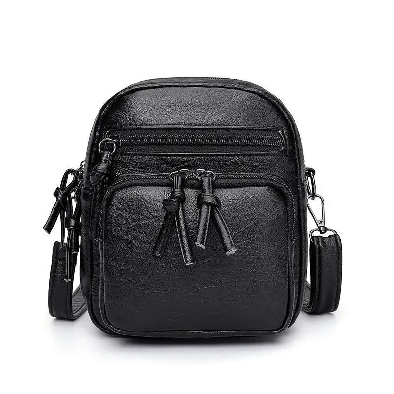 Bolsa de Couro CrossBody Bella