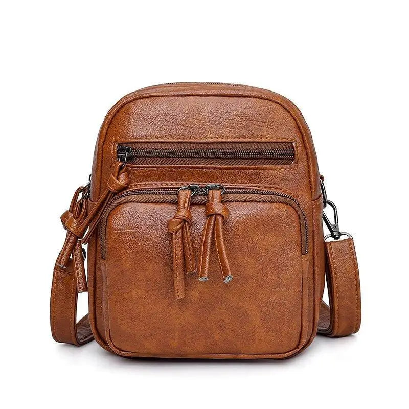 Bolsa de Couro CrossBody Bella