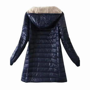 Casaco Feminino Forrado de Lã com Zíper - Impermeável