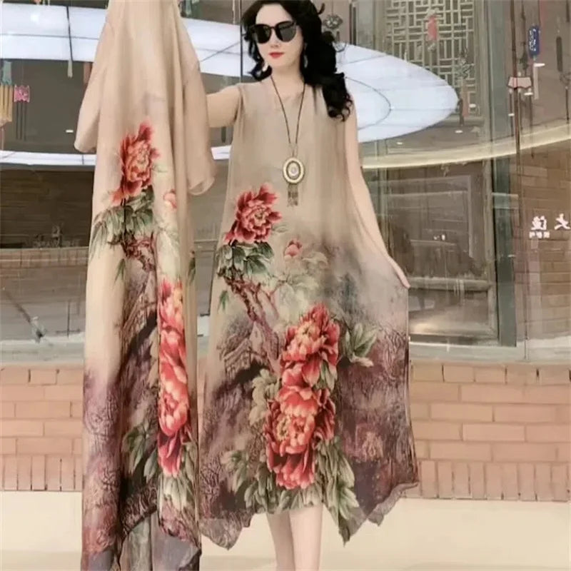 Conjunto de Vestido e Sobretudo Fiolita™ / Elegância Descomplicada e Versátil para Todas as Estações!