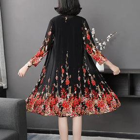 Conjunto Celeste Charm Vestido + Cardigã / Conforto Extra Até Nos Dias Mais Quentes!