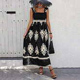 Vestido Myami™ com Estampas Barrocas e Caimento Impecável / A Elegância das Praias Gregas com o Conforto de um Look Descontraído!