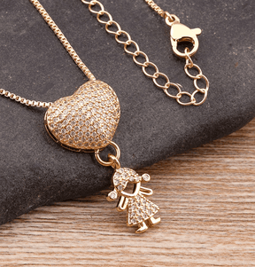 Colar Amor de Mãe Banhado a Ouro de 18k