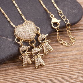 Colar Amor de Mãe Banhado a Ouro de 18k