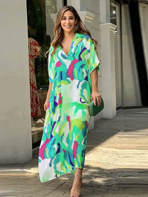 Vestido Feminino Gaby™ / Elegância Descomplicada e Versátil para Todas as Estações!